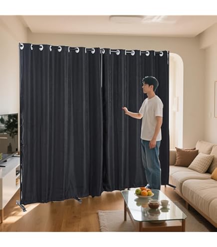 山善 マットブラック カーテン WJC-727RM(MBK) Amazon.co.jp: 山善(YAMAZEN) カーテン 突っ張り パーテーション